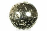 Polished Pyrite Sphere - Peru #264468-1